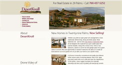 Desktop Screenshot of desert-knoll.com